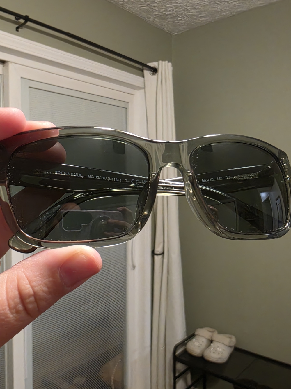 Coach Translucent Green Sunglasses